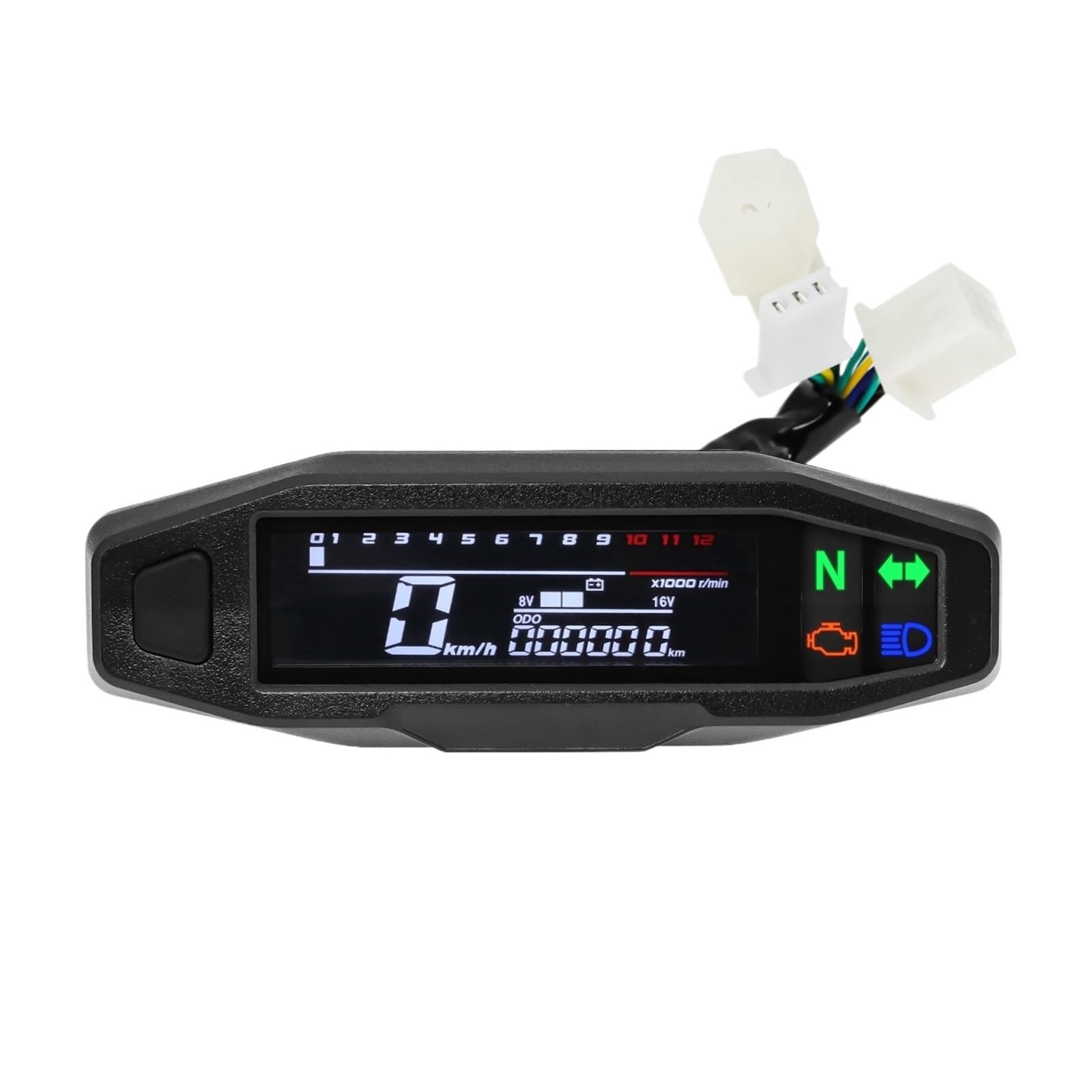 Motorrad Tachometer Für KR200 Universal RPM Motorrad Tacho Meter Digitale Kilometerzähler Instrument Sensor Set Motorrad Tachometer Motorrad Motorrad Tachometer Für KR200 Universal RPM Motorrad Tacho Meter Digitale Kilometerzähler Instrument Sensor Set Motorrad Tachometer Motorrad von WMGYESNXL