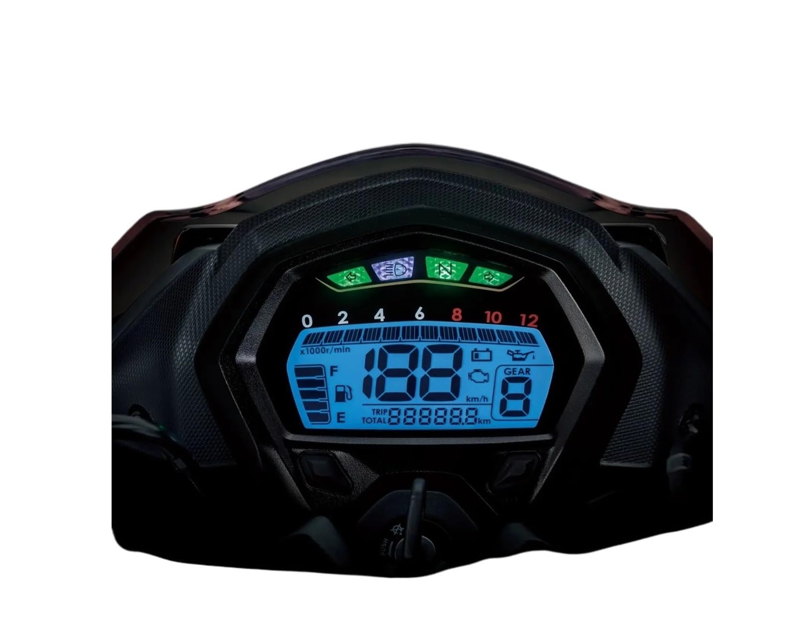 Motorrad Tachometer Kilometerzähler-Baugruppe Für Haojue DK150 DK 150, Eingespritzter Digitaler Motorrad-Drehzahlmesser, Motorrad-Armaturenbrett-Tachometer Motorrad Tachometer Kilometerzähler-Baugruppe Für Haojue DK150 DK 150, Eingespritzter Digitaler Motorrad-Drehzahlmesser, Motorrad-Armaturenbrett-Tachometer von WMGYESNXL