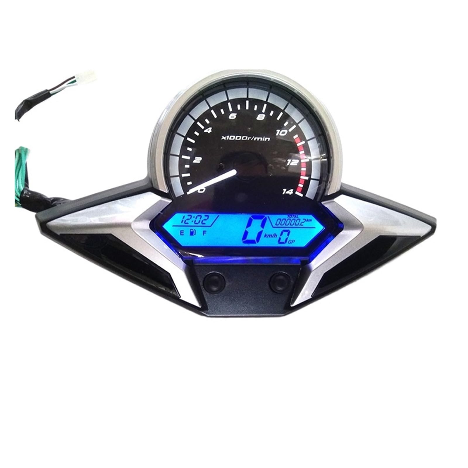 Motorrad Tachometer Motorrad Digital Tachometer Drehzahlmesser Kilometerzähler Motorrad Instrument 7 Farbe Display Ölstand Meter Fahrrad Tacho Motorrad Tachometer Motorrad Digital Tachometer Drehzahlmesser Kilometerzähler Motorrad Instrument 7 Farbe Display Ölstand Meter Fahrrad Tacho von WMGYESNXL
