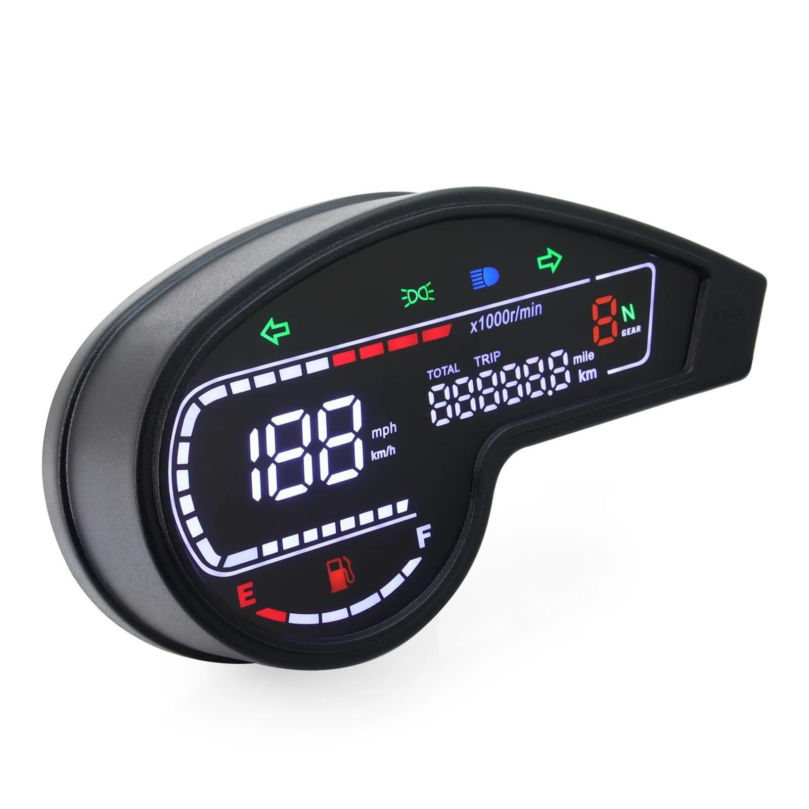 Motorrad Tachometer Motorrad MPH Tachometer 199 Km/h Digital Drehzahlmesser Kilometerzähler Für Ho&nda NXR150 NXR125 Bros 2003-2014 CRV Motorrad Motorrad Tachometer Motorrad MPH Tachometer 199 Km/h Digital Drehzahlmesser Kilometerzähler Für Ho&nda NXR150 NXR125 Bros 2003-2014 CRV Motorrad von WMGYESNXL