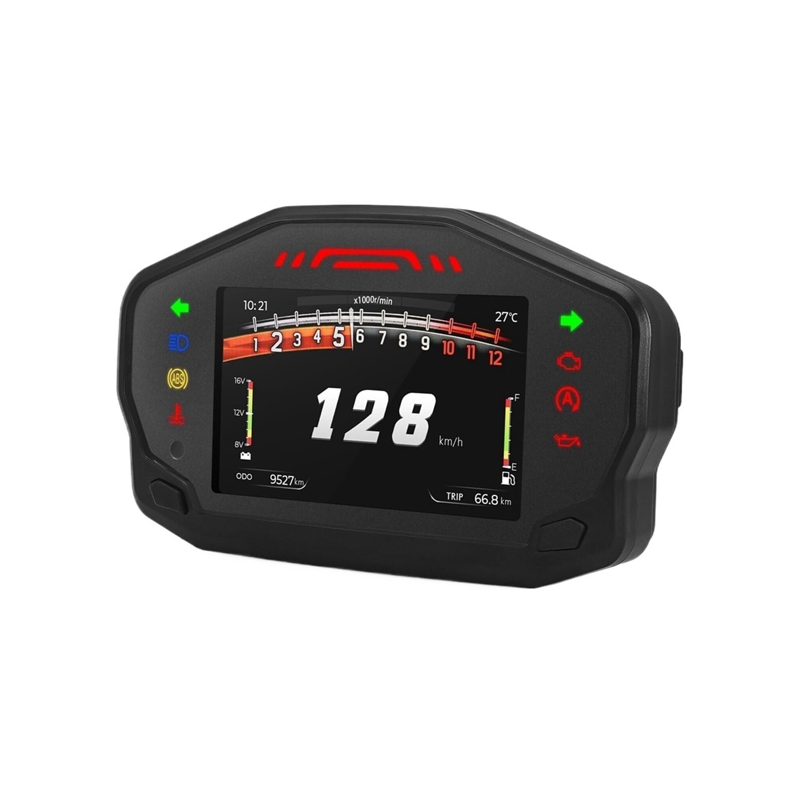 Motorrad Tachometer Motorrad Tachometer, Digitaler Kilometerzähler, Kraftstoffanzeige Für 1/2/4 Zylinder, Digitaler Motorrad-Tachometer, Motorrad-Kilometerzähler Motorrad Tachometer Motorrad Tachometer, Digitaler Kilometerzähler, Kraftstoffanzeige Für 1/2/4 Zylinder, Digitaler Motorrad-Tachometer, Motorrad-Kilometerzähler von WMGYESNXL