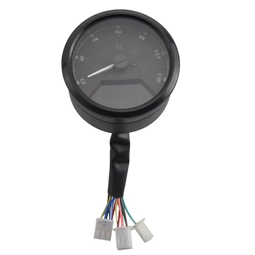 Motorrad Tachometer Motorrad-Tachometer Mit Halterung, Drehzahlmesser, Kraftstoffzähler, Armaturenbrett-Messgeräte, Digitale Anzeige, 2 Oder 4 Zylinder Motorrad Tachometer Motorrad-Tachometer Mit Halterung, Drehzahlmesser, Kraftstoffzähler, Armaturenbrett-Messgeräte, Digitale Anzeige, 2 Oder 4 Zylinder von WMGYESNXL