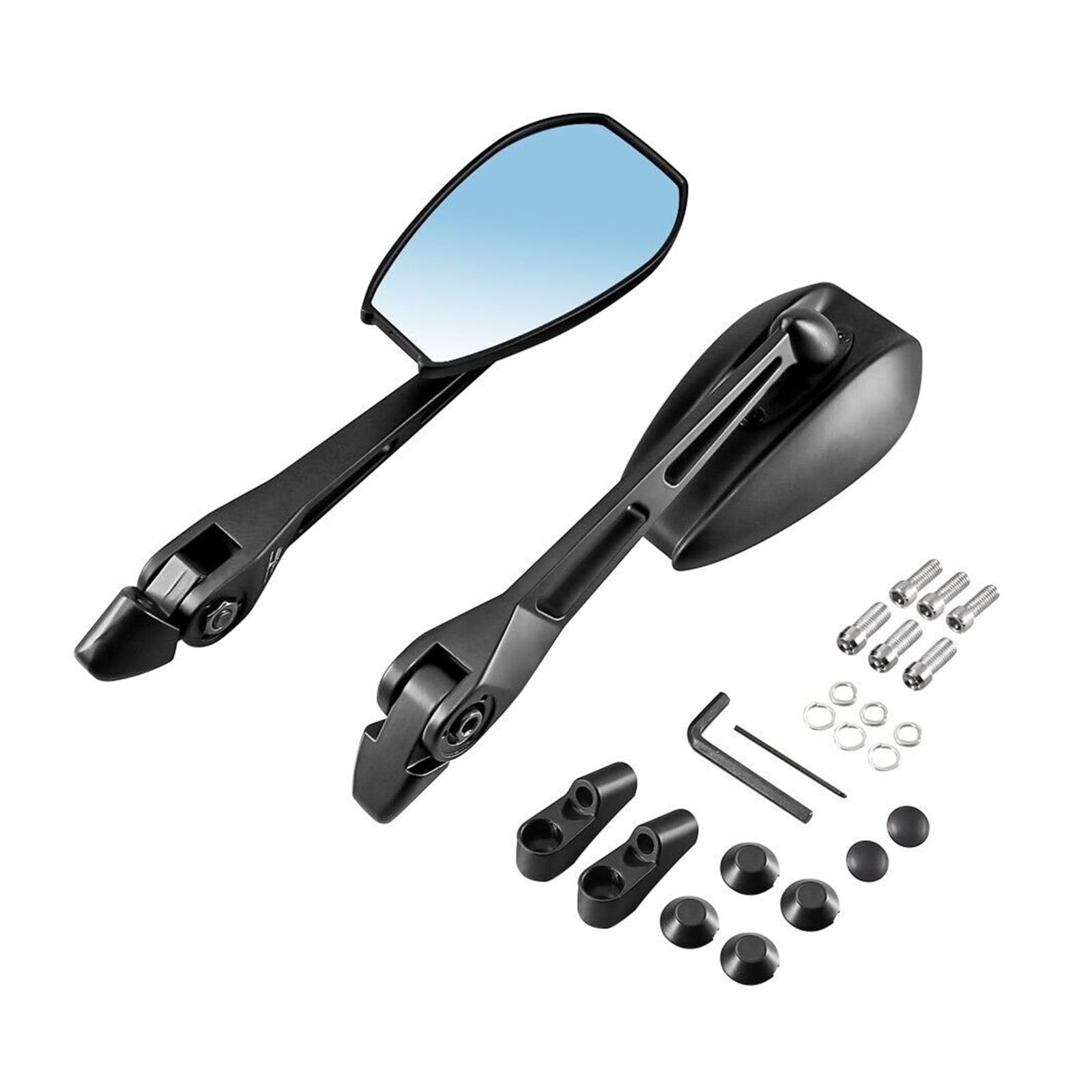 Motorradspiegel 6mm Universal Motorrad Zubehör Rearview Außenspiegel Für Ho&nd&a Für KAW&ASAKI Für Triumph Für Ya&maha Motorradspiegel 6mm Universal Motorrad Zubehör Rearview Außenspiegel Für Ho&nd&a Für KAW&ASAKI Für Triumph Für Ya&maha von WMGYESNXL