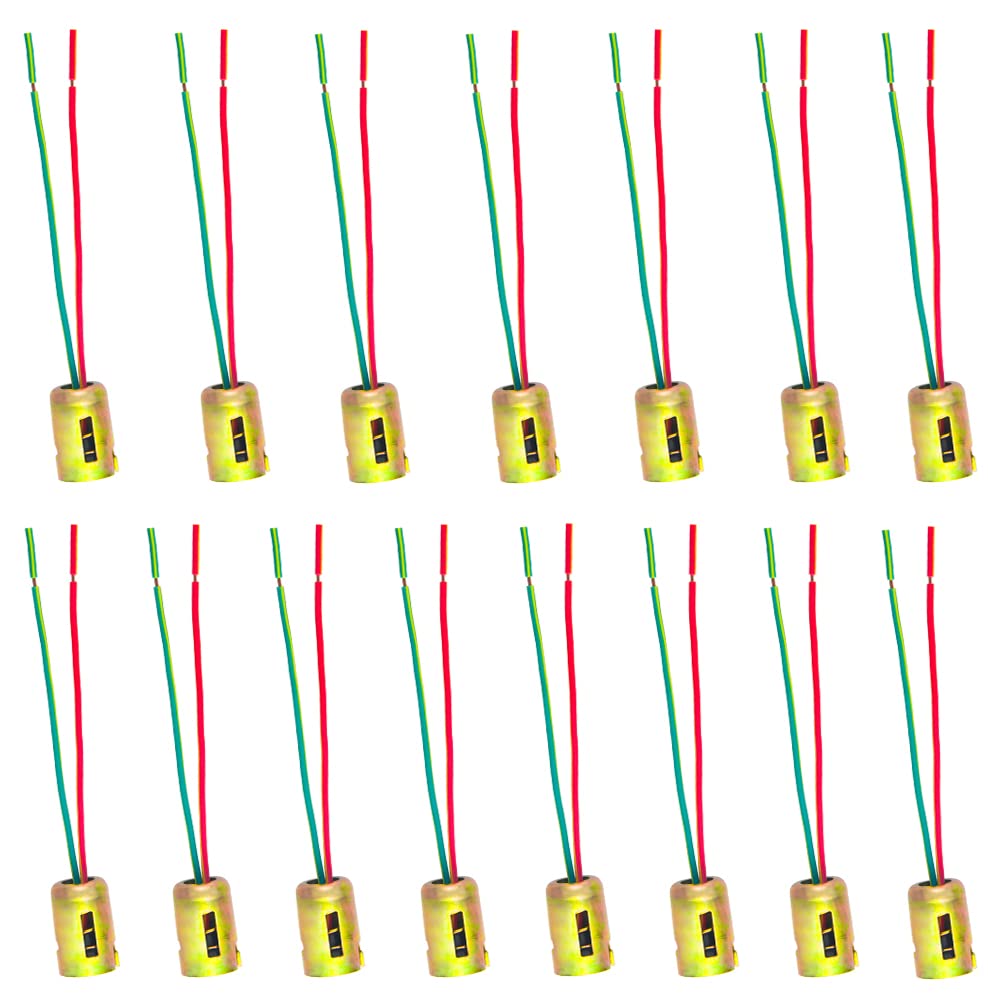 WMYCONGCONG 15 PCS DC 12V 1157 Bremsblinker-Lampenfassung Kabelbaumstecker Stecker Pigtail-Adapter für Auto-LKW-Licht-LED,zufällige Farbe WMYCONGCONG 15 PCS DC 12V 1157 Bremsblinker-Lampenfassung Kabelbaumstecker Stecker Pigtail-Adapter für Auto-LKW-Licht-LED,zufällige Farbe von WMYCONGCONG