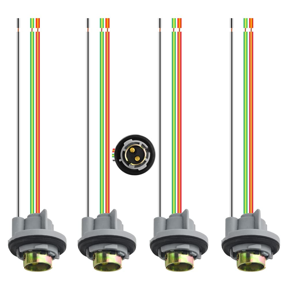 WMYCONGCONG 4 STÜCKE 1157 BAY15D Blinker Glühbirne Sockel Kabelbaum Stecker WMYCONGCONG 4 STÜCKE 1157 BAY15D Blinker Glühbirne Sockel Kabelbaum Stecker von WMYCONGCONG