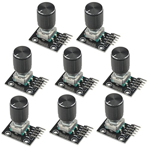 WMYCONGCONG 8 Stk. KY-040 360-Grad-Drehgebermodul mit Knopfkappe für Arduino Micro Controller Verwendung WMYCONGCONG 8 Stk. KY-040 360-Grad-Drehgebermodul mit Knopfkappe für Arduino Micro Controller Verwendung von WMYCONGCONG