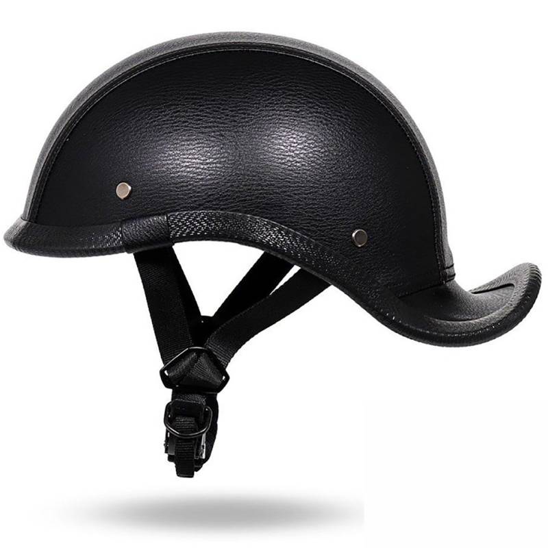 Deutscher Motorrad-Halbhelm Baseballkappe Offener Motorradhelm Offroad-Antikollisions-Leichtmotorradhelm FüR Erwachsene Ece-Zertifizierung C,M von WMYZJST