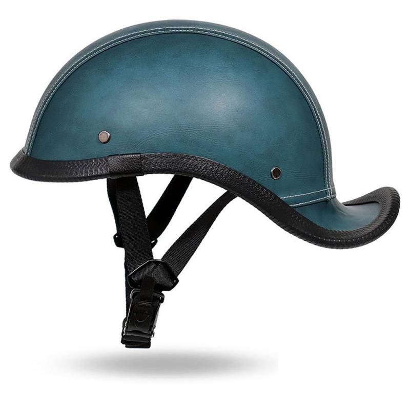 Deutscher Motorrad-Halbhelm Baseballkappe Offener Motorradhelm Offroad-Antikollisions-Leichtmotorradhelm FüR Erwachsene Ece-Zertifizierung E,L von WMYZJST