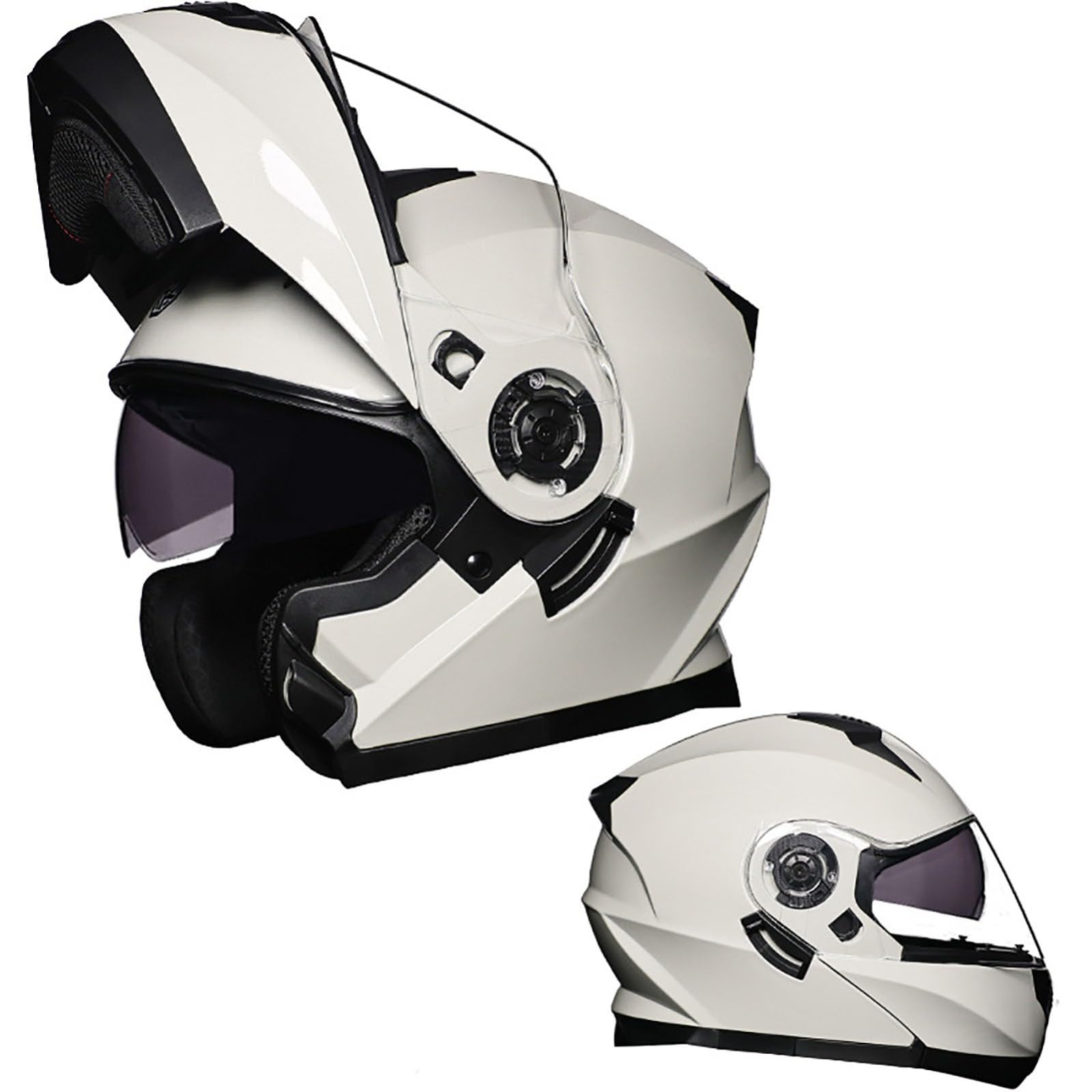 Integralhelm FüR Motorradfahrer, Integralhelm FüR Motorradfahrer Mit Doppelvisier, Motorradhelm FüR Erwachsene FüR Herren Und Damen, Ece-Zertifiziert K,XL Integralhelm FüR Motorradfahrer, Integralhelm FüR Motorradfahrer Mit Doppelvisier, Motorradhelm FüR Erwachsene FüR Herren Und Damen, Ece-Zertifiziert K,XL von WMYZJST