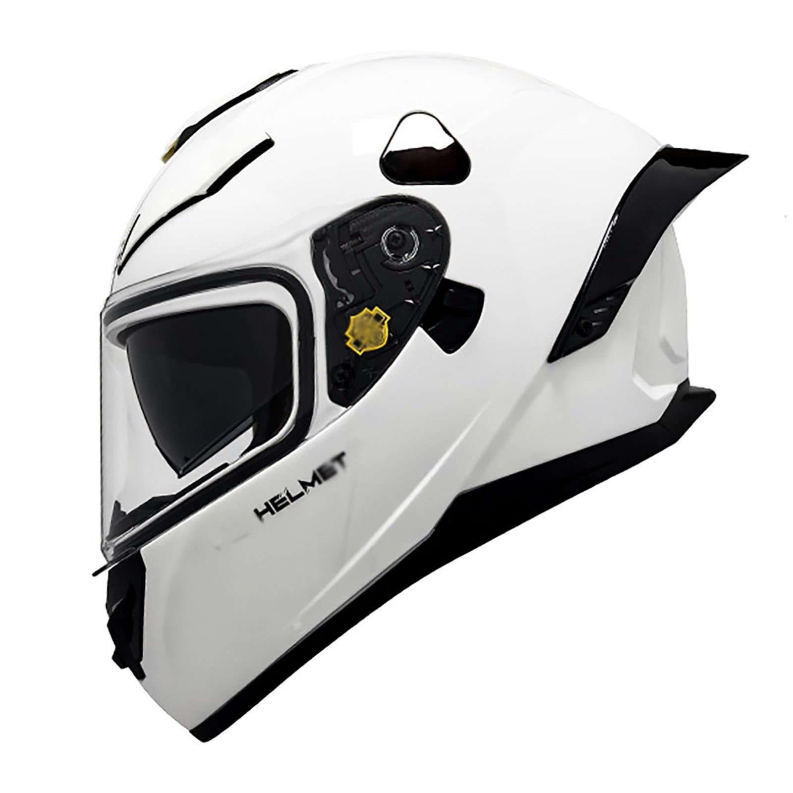 Motocross-Helm, Tragbarer Motorradhelm, Integral-Motocross-Helm FüR MäNner Und Frauen, Ece-Zertifizierter Motorrad-Streetbike-Rennhelm Mit Visier F,L Motocross-Helm, Tragbarer Motorradhelm, Integral-Motocross-Helm FüR MäNner Und Frauen, Ece-Zertifizierter Motorrad-Streetbike-Rennhelm Mit Visier F,L von WMYZJST