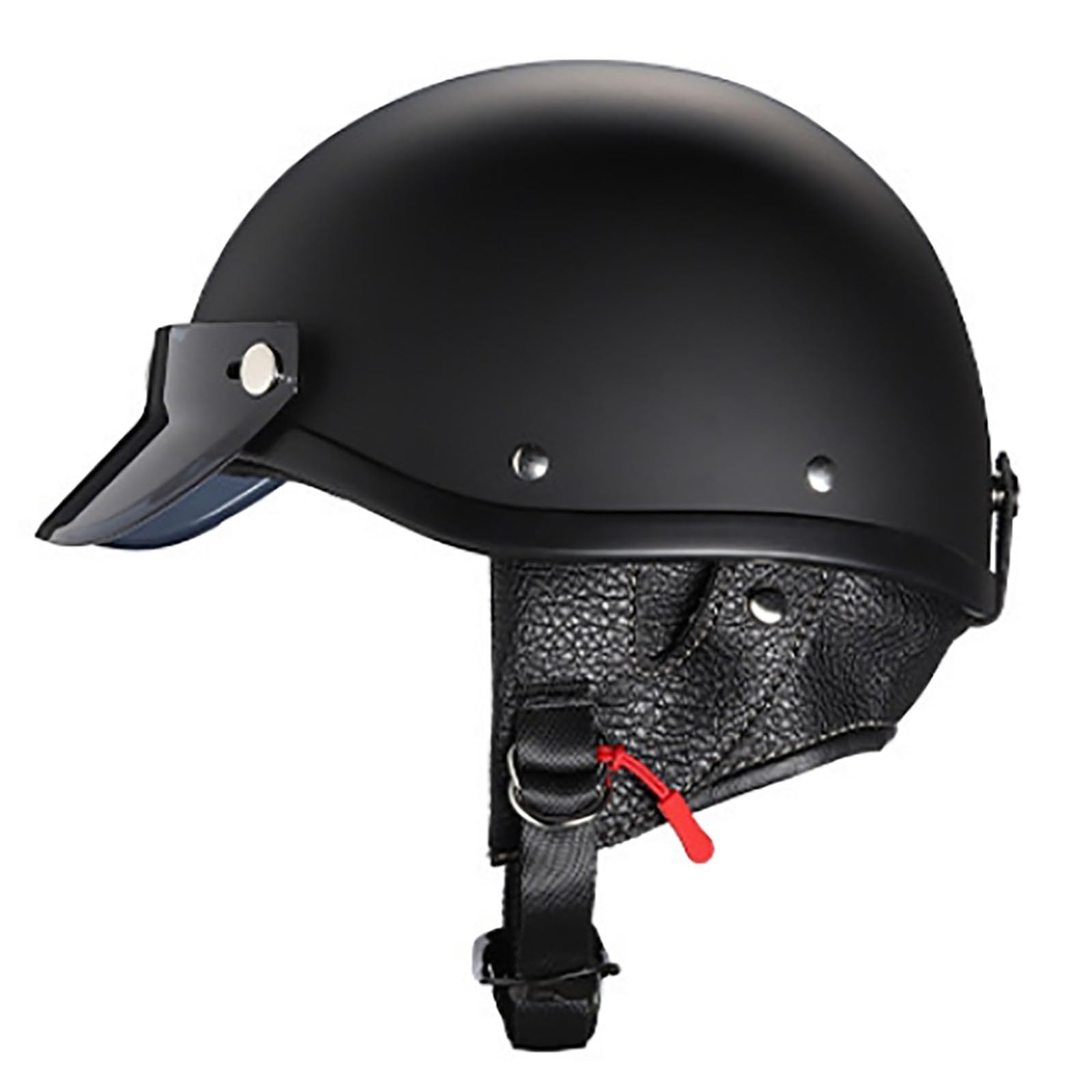 Motorrad-Halbhelm Mit Gesichtsschutz, Retro-Helm Im Deutschen Stil FüR MäNner Und Frauen. Ece-Zertifizierter Moped-Halbhelm FüR Erwachsene Mit Abnehmbarer Krempe B,S Motorrad-Halbhelm Mit Gesichtsschutz, Retro-Helm Im Deutschen Stil FüR MäNner Und Frauen. Ece-Zertifizierter Moped-Halbhelm FüR Erwachsene Mit Abnehmbarer Krempe B,S von WMYZJST