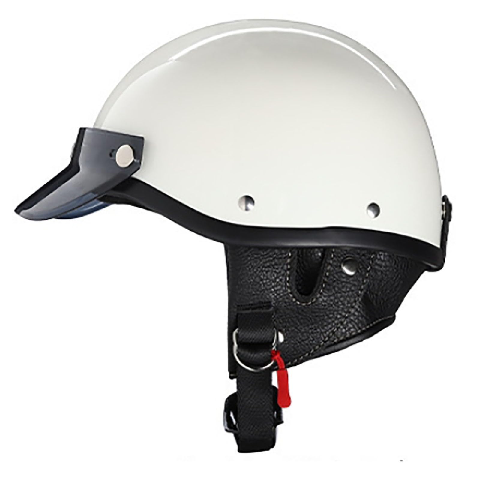 Motorrad-Halbhelm Mit Gesichtsschutz, Retro-Helm Im Deutschen Stil FüR MäNner Und Frauen. Ece-Zertifizierter Moped-Halbhelm FüR Erwachsene Mit Abnehmbarer Krempe C,L Motorrad-Halbhelm Mit Gesichtsschutz, Retro-Helm Im Deutschen Stil FüR MäNner Und Frauen. Ece-Zertifizierter Moped-Halbhelm FüR Erwachsene Mit Abnehmbarer Krempe C,L von WMYZJST