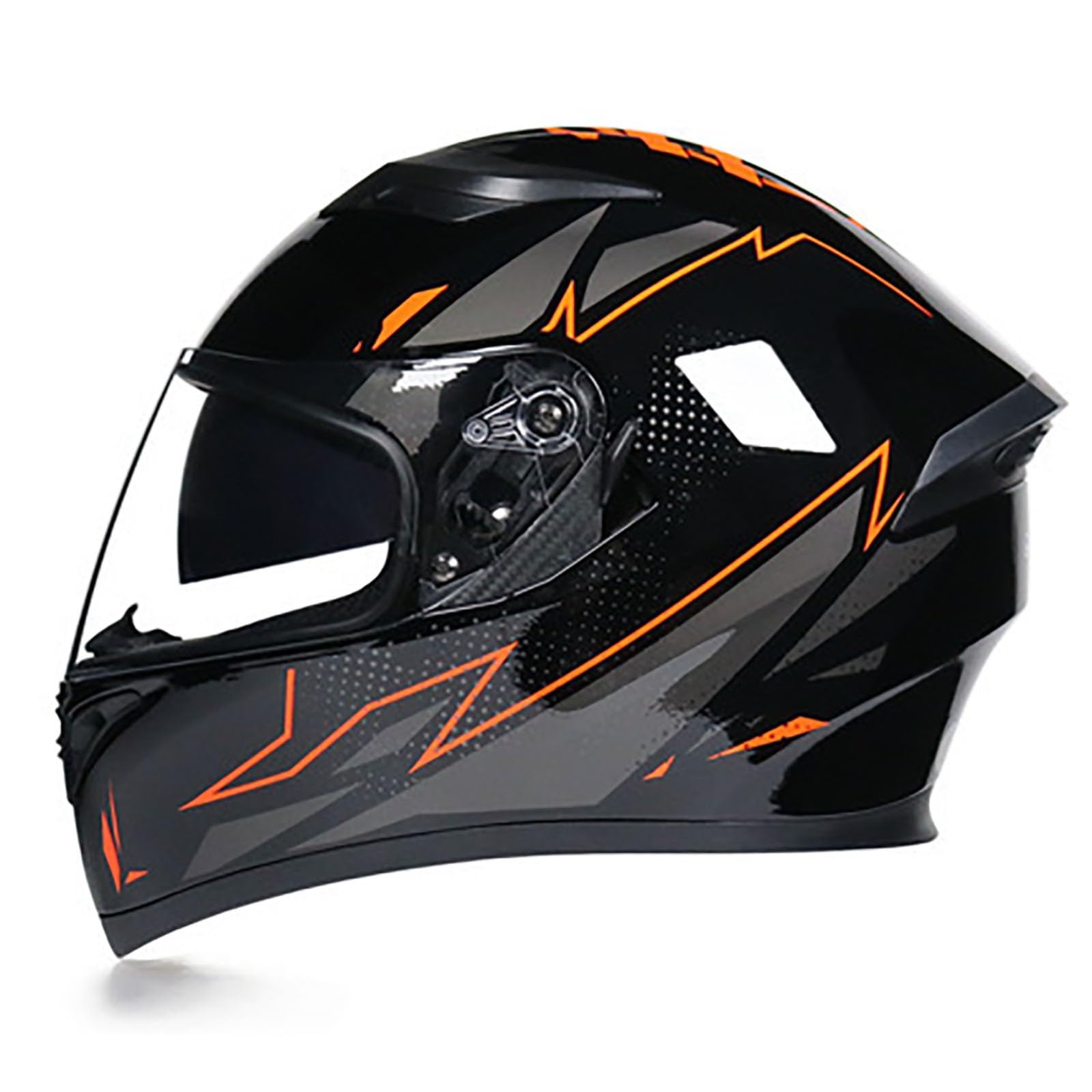 Motorrad-Integralhelm, Personalisierter Cooler Integralhelm, Doppelvisier, Transparente Linse, Herren- Und Damenstil, Ece-Zertifizierter Modularer Motorradhelm L,XXL Motorrad-Integralhelm, Personalisierter Cooler Integralhelm, Doppelvisier, Transparente Linse, Herren- Und Damenstil, Ece-Zertifizierter Modularer Motorradhelm L,XXL von WMYZJST