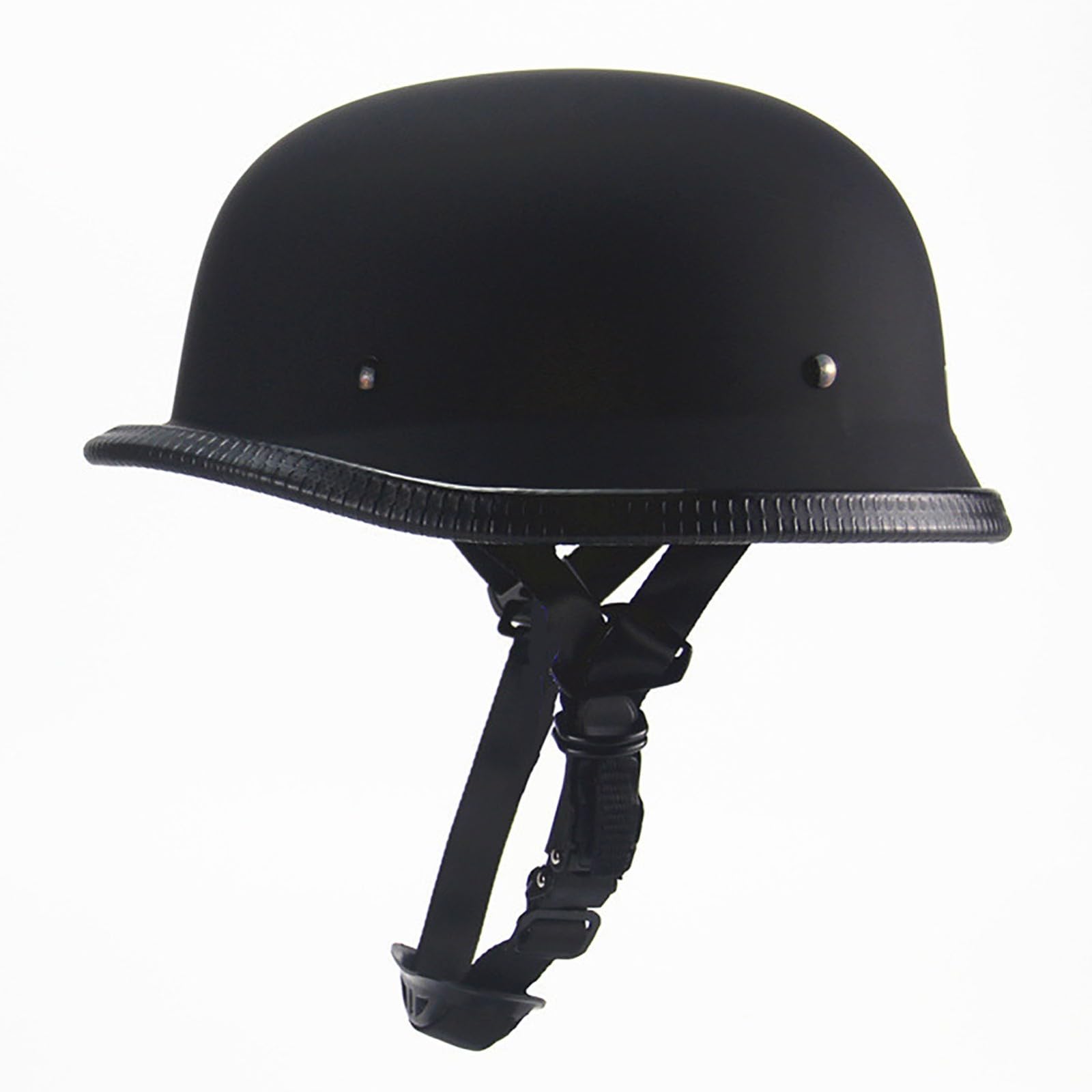 Retro-Jethelm für Motorrad, Baseballkappe, Halbhelm, Herren- und Damen-Scooter, leichte Motorradkappe, ECE-Zertifiziert, Deutscher Retro-Motorradhelm A,XL(59-60CM) von WMYZJST