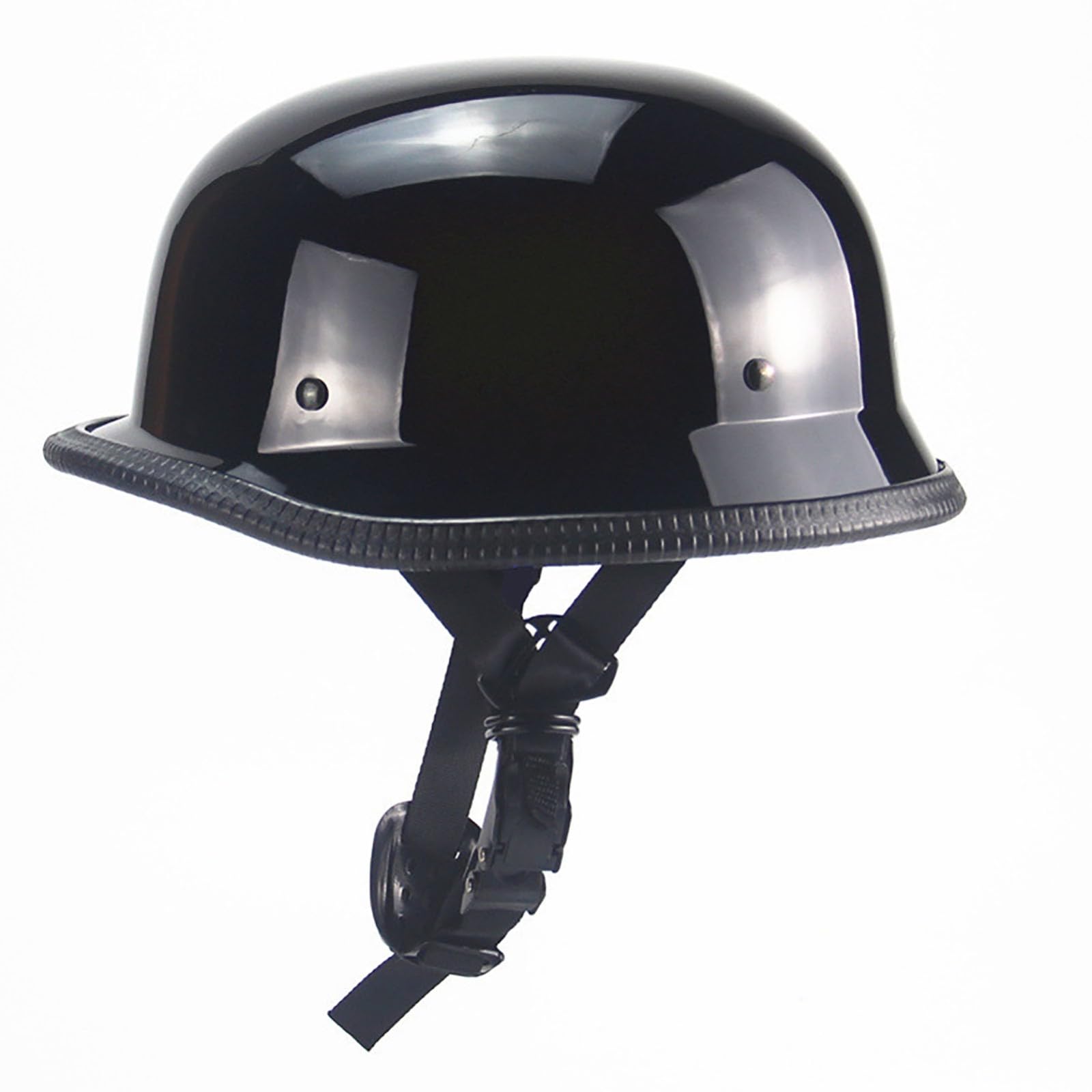 Retro-Jethelm für Motorrad, Baseballkappe, Halbhelm, Herren- und Damen-Scooter, leichte Motorradkappe, ECE-Zertifiziert, Deutscher Retro-Motorradhelm B,XL(59-60CM) von WMYZJST