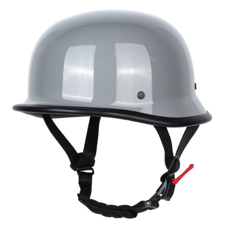 Retro-Motorradhelm, Deutscher Retro-Halbhelm Aus Dem Zweiten Weltkrieg, Geeignet FüR MäNner Und Frauen, Ece-Zertifiziert, Geeignet FüR Alle Jahreszeiten B,XL von WMYZJST