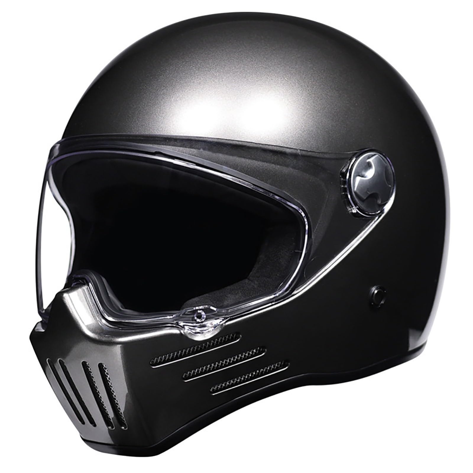 Vintage Integralhelm FüR Motorradfahrer, Integralhelm FüR Motorradfahrer FüR Erwachsene, Ece-Zertifiziert, Visier-Schnellverschluss F,XXL Vintage Integralhelm FüR Motorradfahrer, Integralhelm FüR Motorradfahrer FüR Erwachsene, Ece-Zertifiziert, Visier-Schnellverschluss F,XXL von WMYZJST