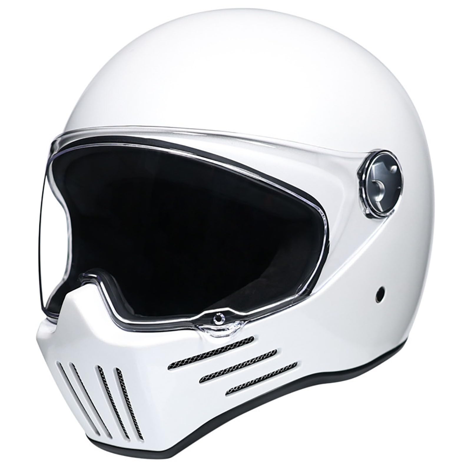 Vintage Integralhelm FüR Motorradfahrer, Integralhelm FüR Motorradfahrer FüR Erwachsene, Ece-Zertifiziert, Visier-Schnellverschluss G,XL Vintage Integralhelm FüR Motorradfahrer, Integralhelm FüR Motorradfahrer FüR Erwachsene, Ece-Zertifiziert, Visier-Schnellverschluss G,XL von WMYZJST