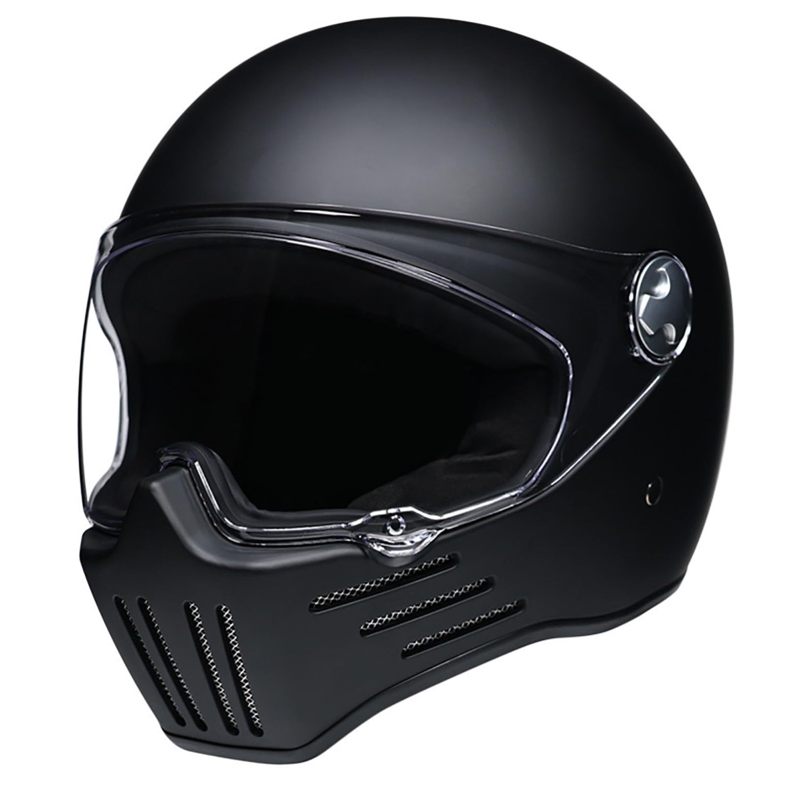 Vintage Integralhelm FüR Motorradfahrer, Integralhelm FüR Motorradfahrer FüR Erwachsene, Ece-Zertifiziert, Visier-Schnellverschluss I,M Vintage Integralhelm FüR Motorradfahrer, Integralhelm FüR Motorradfahrer FüR Erwachsene, Ece-Zertifiziert, Visier-Schnellverschluss I,M von WMYZJST