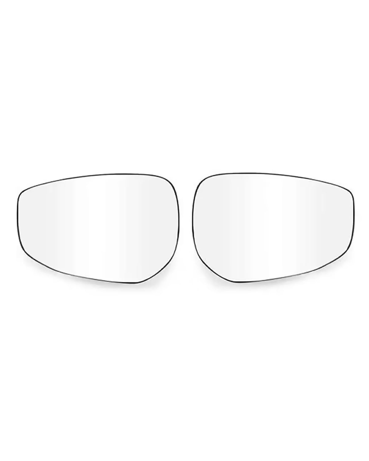 Für 3 Axela 2020 2021 2022 2023 Autozubehör Türflügel Rückspiegel Reflektierende Linse Rückspiegellinsen Glas Seitenspiegelglas(A pair no heating) von WNCXSA