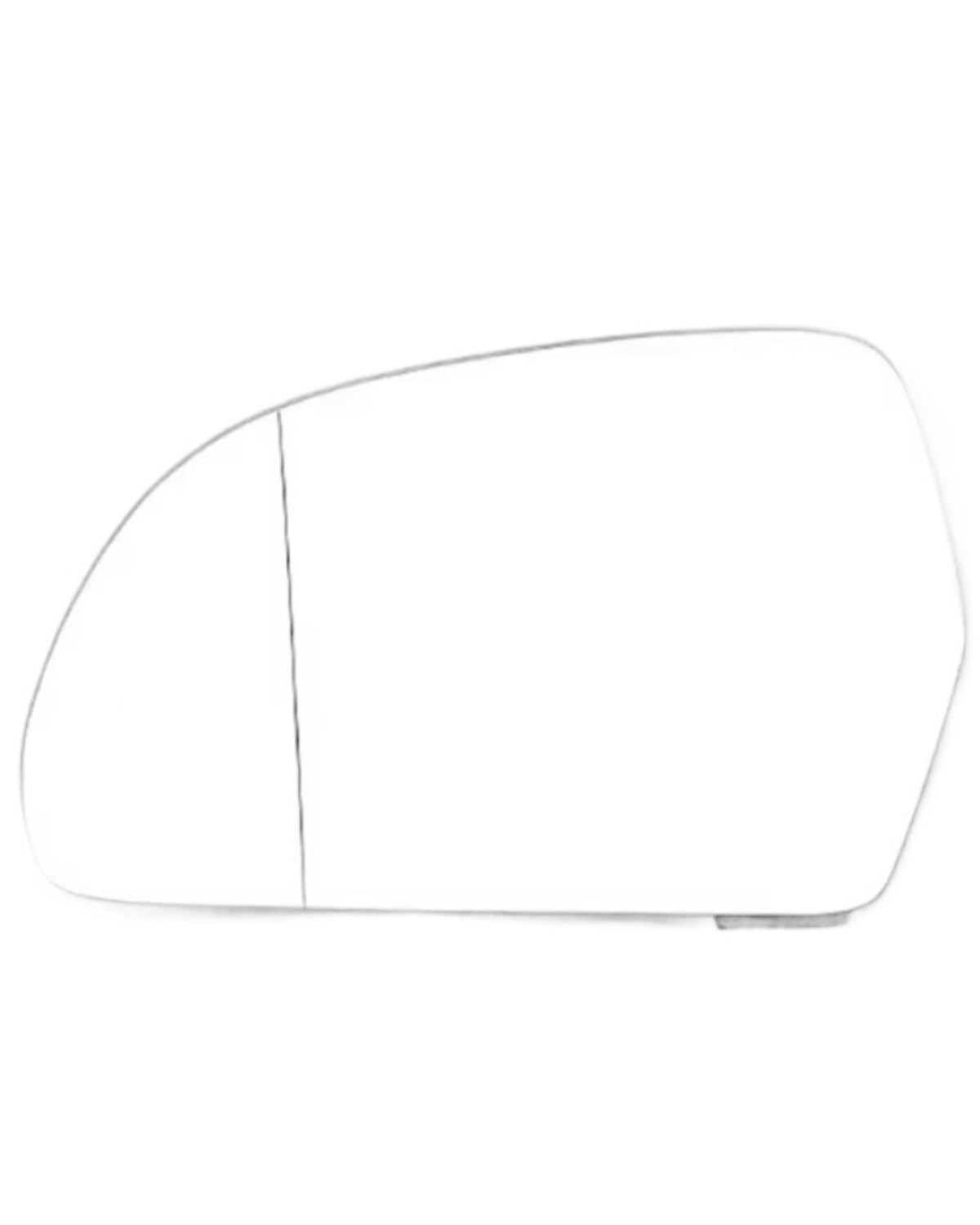 Für A6 A6L 2009 2010 2011 Auto-Ersatzteile Seitenspiegel Reflektierende Linse Rückspiegelgläser Glas Mit Heizung Seitenspiegelglas(1PCS left side) von WNCXSA