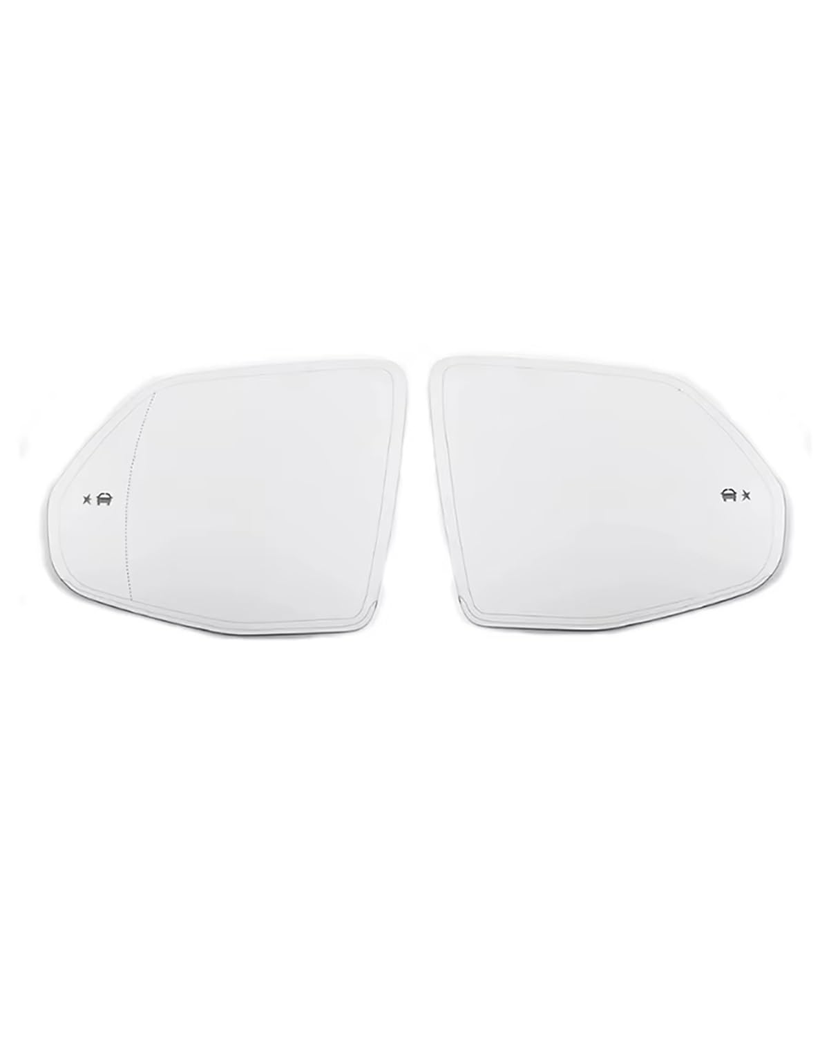 Für Cadillac Für XT4 2018 2019 2020 2021 2022 2023 Auto-Rückspiegel Glas Außentür Seitenspiegellinse Mit Heizung Blind Spot Seitenspiegelglas(2PCS left and right) von WNCXSA