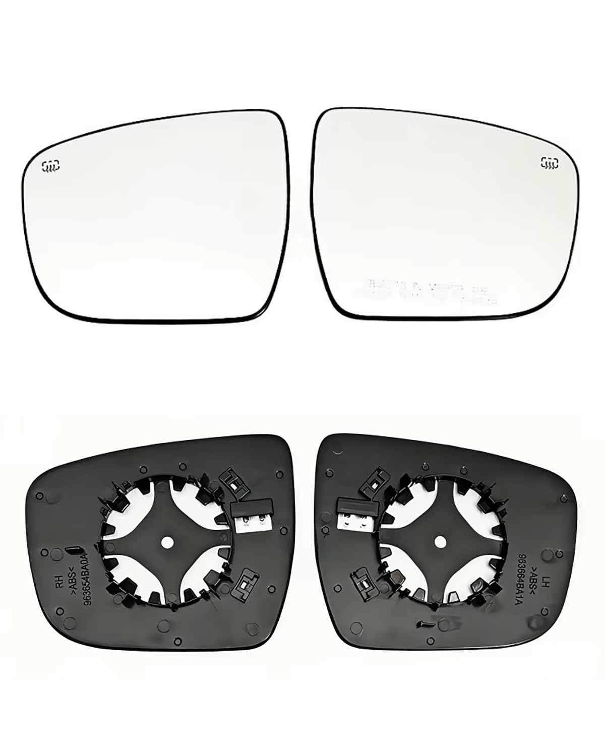 Für Die Amerikanische Version Des Qijun Loulan Für Explorer-Objektiv-Rückspiegel-beheizter Glas-Rückspiegel-Reflektor Seitenspiegelglas(Right heat) von WNCXSA