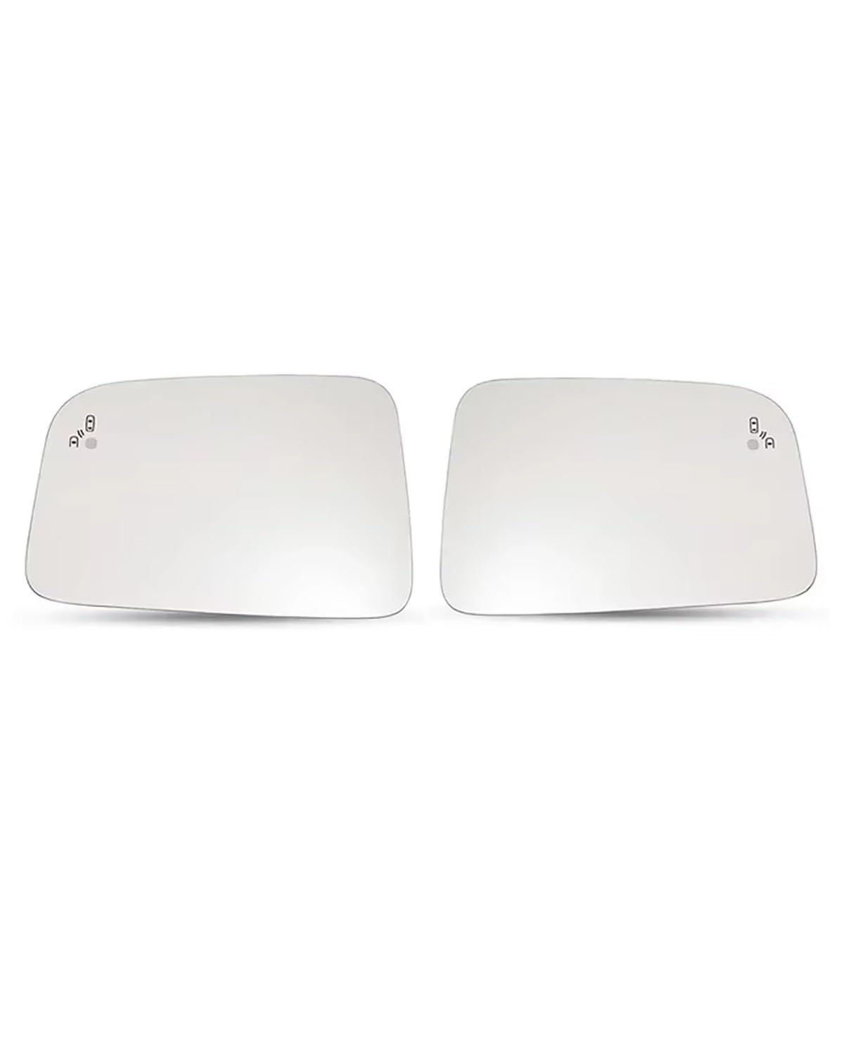 Für Ford Für Edge 2009-2014 Autozubehör Rückspiegelgläser Außenseite Reflektierende Glaslinse Mit Heizung Toter Winkel Seitenspiegelglas(2PCS left and right) von WNCXSA