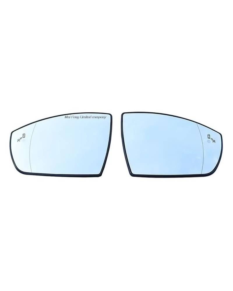 Für Ford Für Escape Für Ecosport 2013 2014 2015 2016 2019 Auto-Rückspiegelglaslinse Mit Beheiztem Toten Winkel Seitenspiegelglas(A pair) von WNCXSA