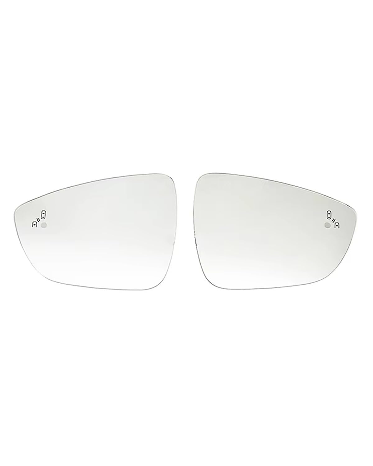 Für Ford Für Focus MK4 2019 2020 2021 2022 2023 Auto Links Oder Rechts Beheizte Blind Spot Warnung Hinten Spiegel Glas Seitenspiegelglas(A pair) von WNCXSA