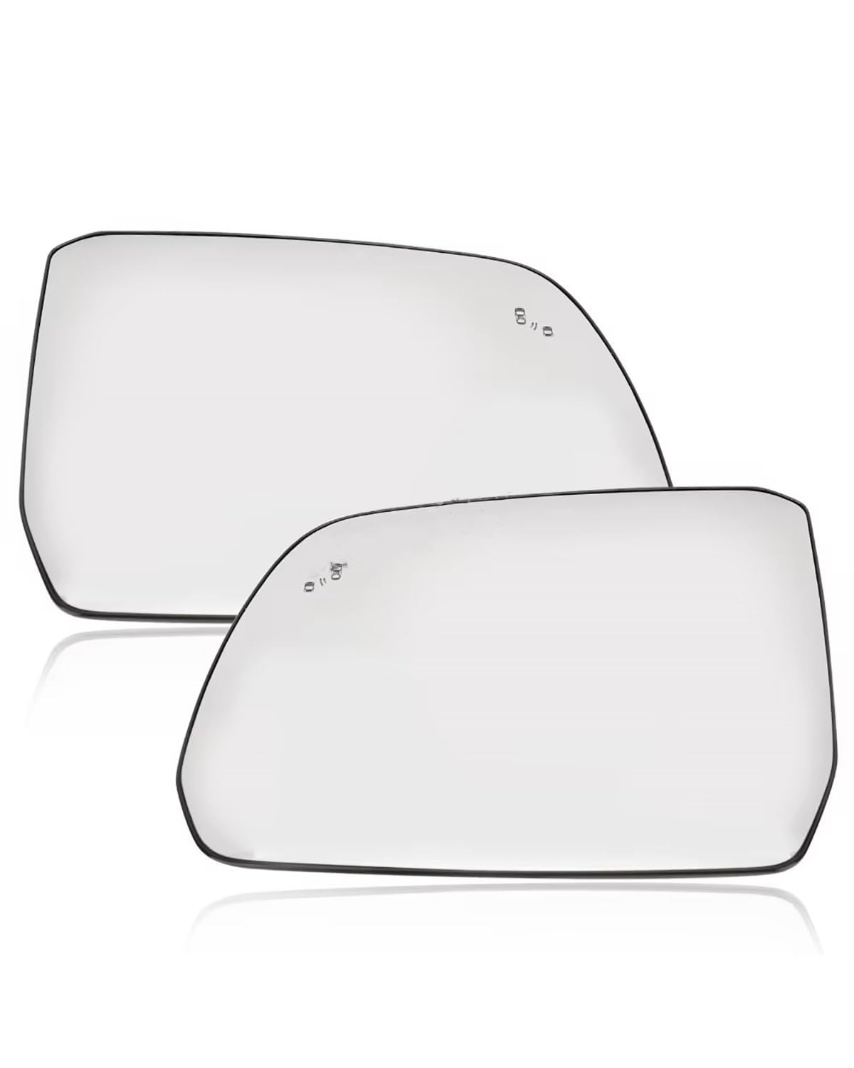 Für Ford Ranger PY 2023 2024 Heizung Seitentür Außenspiegel Glaslinse Toter Winkel Zubehör Beheiztes Auto Rückspiegelglas Seitenspiegelglas(Blind L R) von WNCXSA