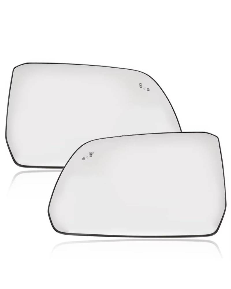 Für Ford Ranger PY 2023 2024 Heizung Seitentür Außenspiegel Glaslinse Toter Winkel Zubehör Beheiztes Auto Rückspiegelglas Seitenspiegelglas(Blind L R) von WNCXSA