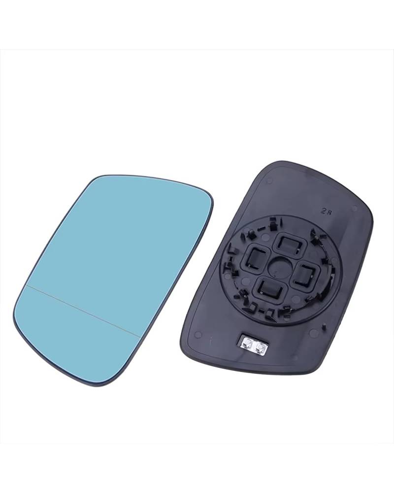Für Grand Für Cherokee 2005-2010 Seitenrückspiegel Beheiztes Glas Heizung Nebel Abtauung Tür Flache Außenspiegel Seitenspiegelglas(Blue A Pair) von WNCXSA