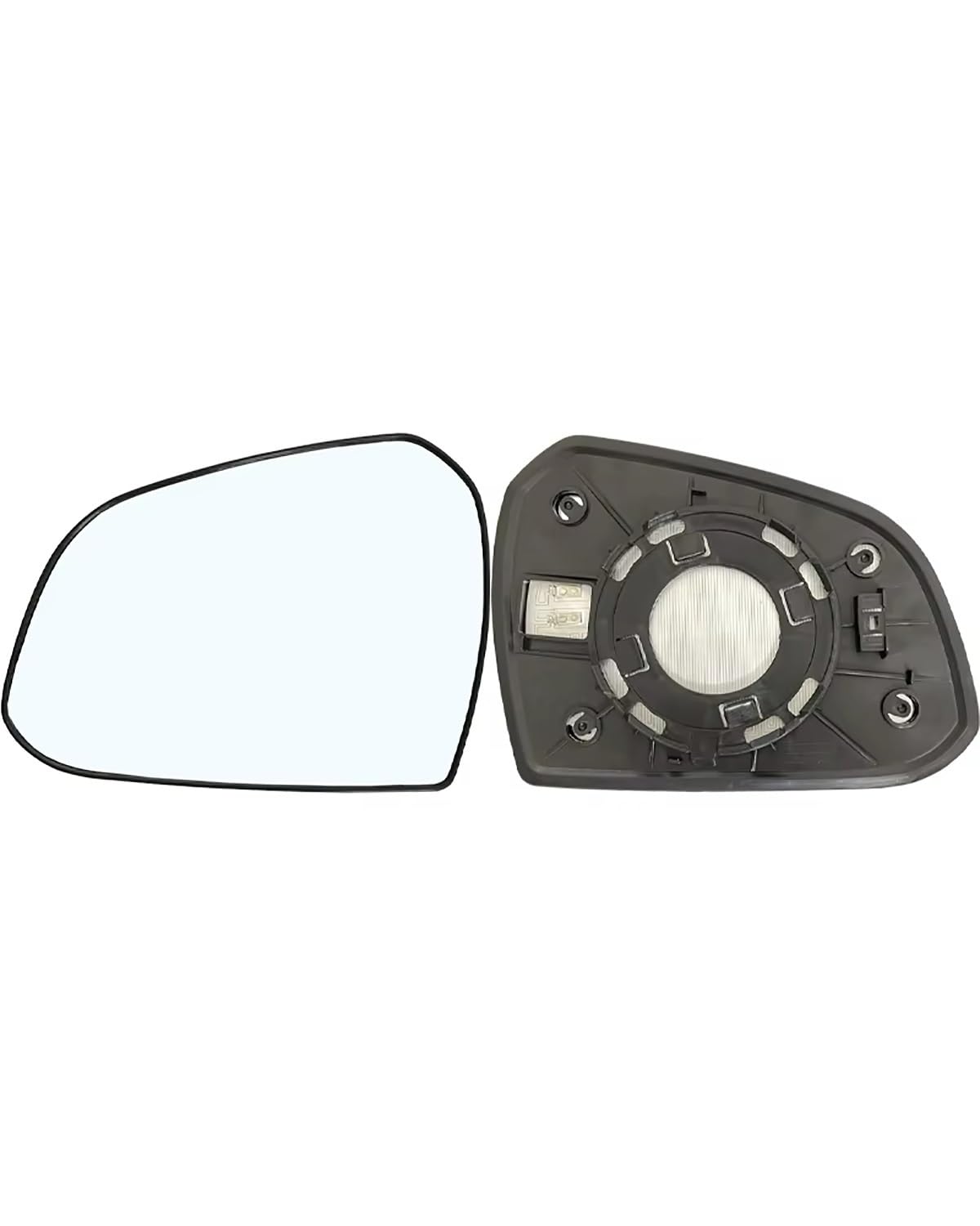 Für Hyundai I10 2014-2020 87611B4000 876214000 Autozubehör Rückspiegellinsen Außenseite Reflektierendes Glas Mit Beheiztem Seitenspiegelglas(1PC Left Heating) von WNCXSA