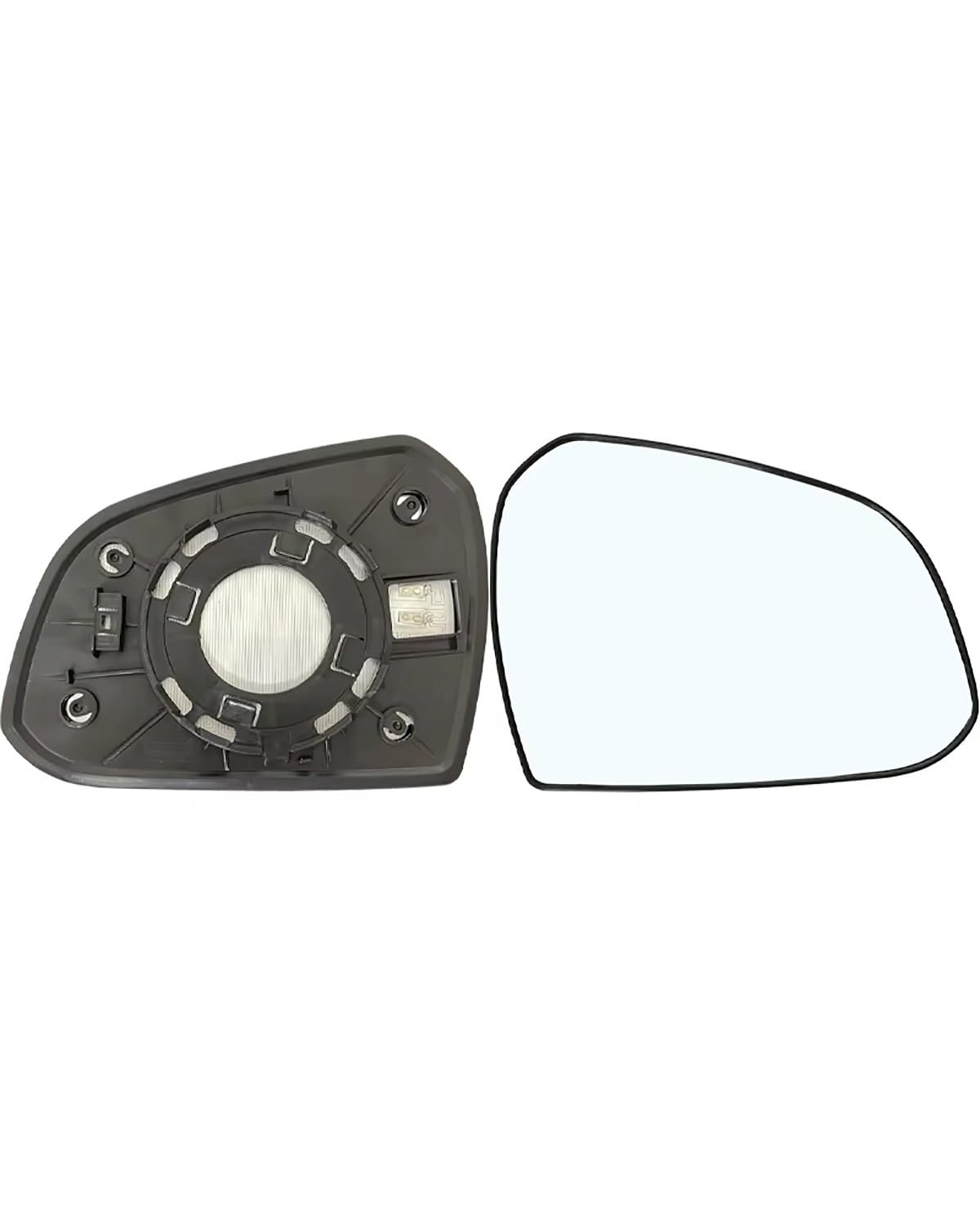Für Hyundai I10 2014-2020 87611B4000 876214000 Autozubehör Rückspiegellinsen Außenseite Reflektierendes Glas Mit Beheiztem Seitenspiegelglas(1PC Right Heating) von WNCXSA