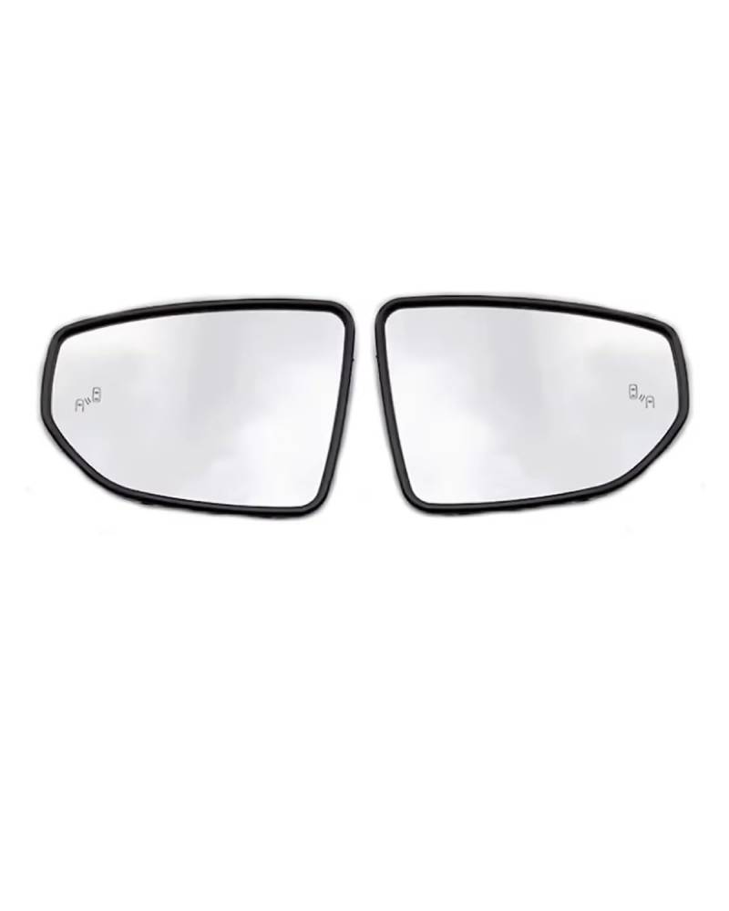 Für Lexus ES ES200 ES260 ES300 ES350 2019-2023 Seitenspiegel Objektiv Türflügel Rückspiegel Weißes Glas Mit Heizung Toter Winkel Seitenspiegelglas(A pair blind spot) von WNCXSA