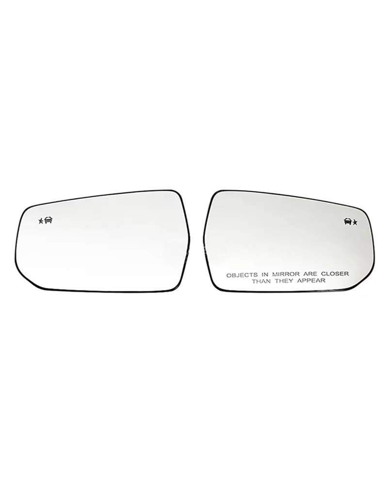 Für Malibu L LS LT RS 2016 2017 2018 2019 2020 2021 Automatisch Beheizter Toter-Winkel-Warnflügel-Rückspiegelglas USA-Version Seitenspiegelglas(A pair) von WNCXSA
