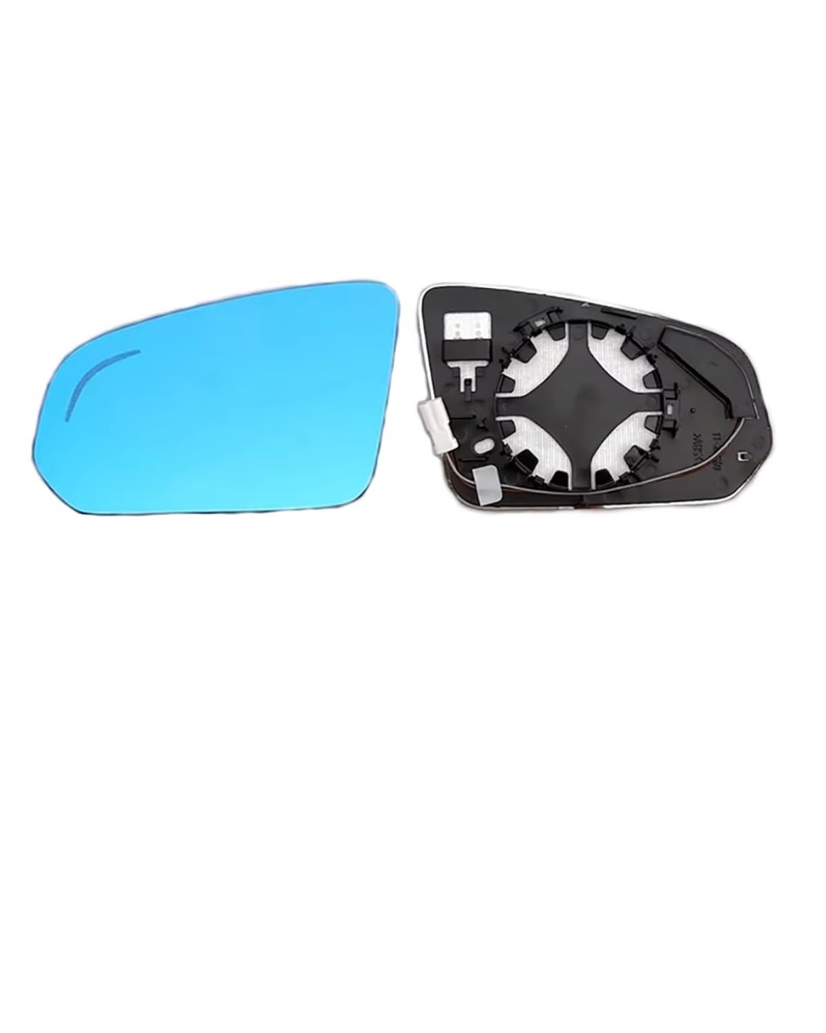 Für S90 2017 2018 2019-2023 Auto-Rückspiegel Glas Außentür Seitenspiegel Blaue Linse Mit Heizung Toter-Winkel-Warnung Seitenspiegelglas(2PCS left and right) von WNCXSA
