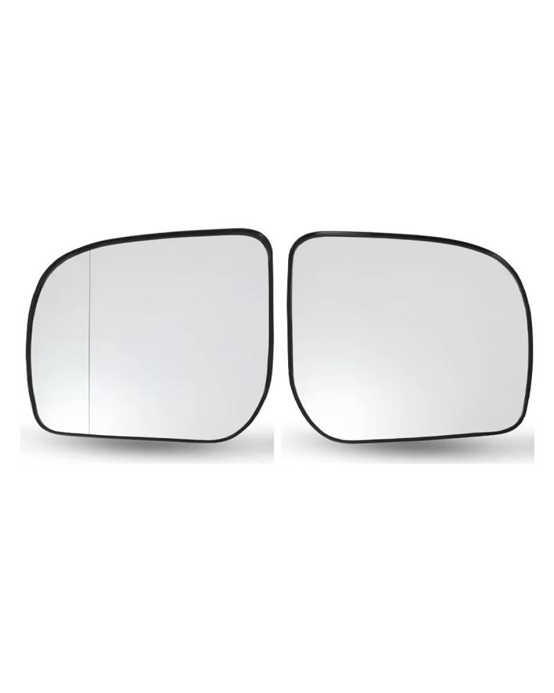 Für Subaru Für Forester 2011 2012 Autozubehör Außenrückspiegel Linse Türflügel Rückspiegelglas Mit Heizung Seitenspiegelglas(2PCS left and right) von WNCXSA