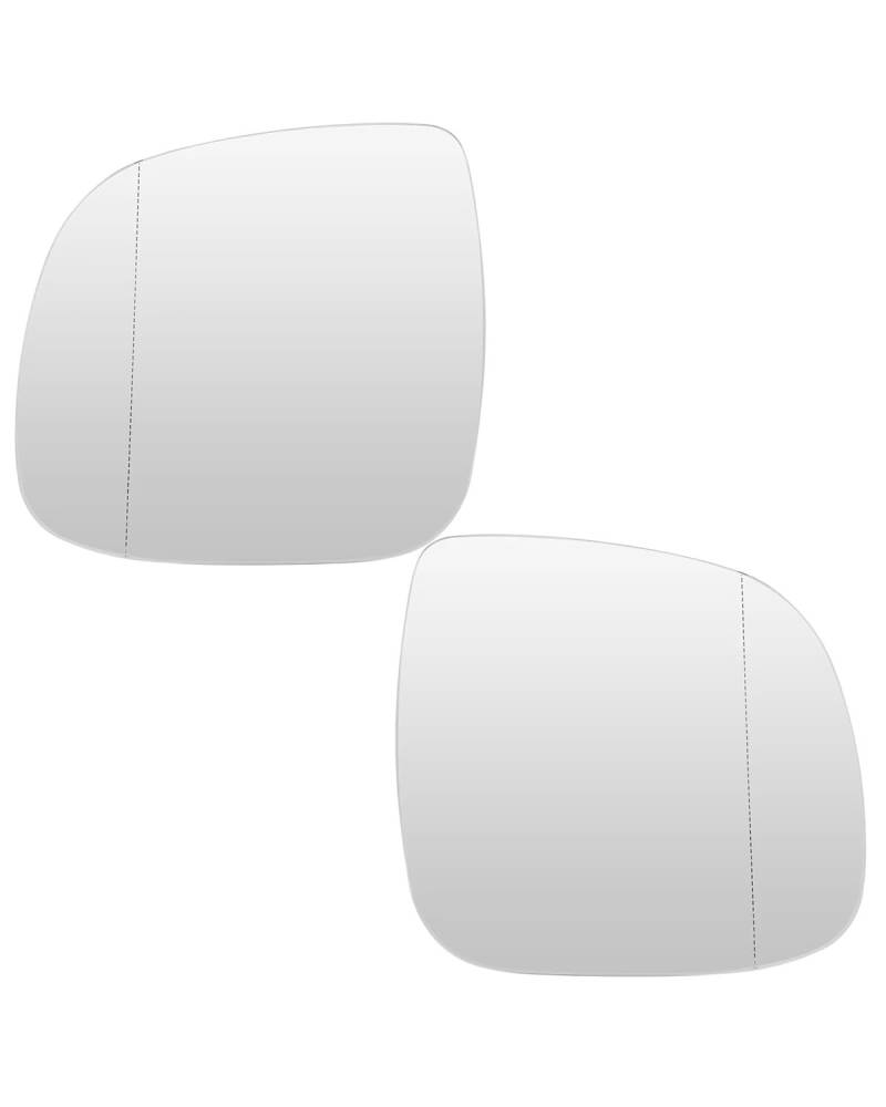 Für Transporter Für Multivan T5 T6 2010-2020 Linke Rechte Seite Außenspiegelglas Konvex Beheizte Weitwinkel-Rückspiegel-Rückplatte Seitenspiegelglas(A Pair 2PCS) von WNCXSA