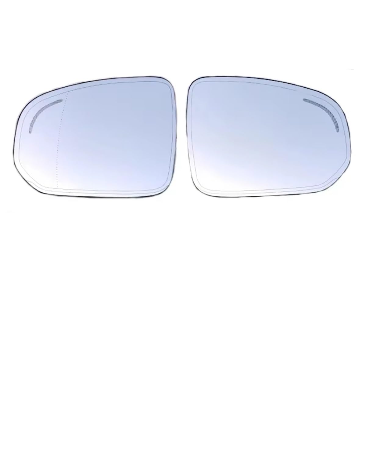 Für XC60 2018 2019 2020-2023 Auto Außen Rückspiegel Linse Türflügel Rückspiegelglas Mit Heizung Toter Winkel Seitenspiegelglas(2PCS left and right) von WNCXSA