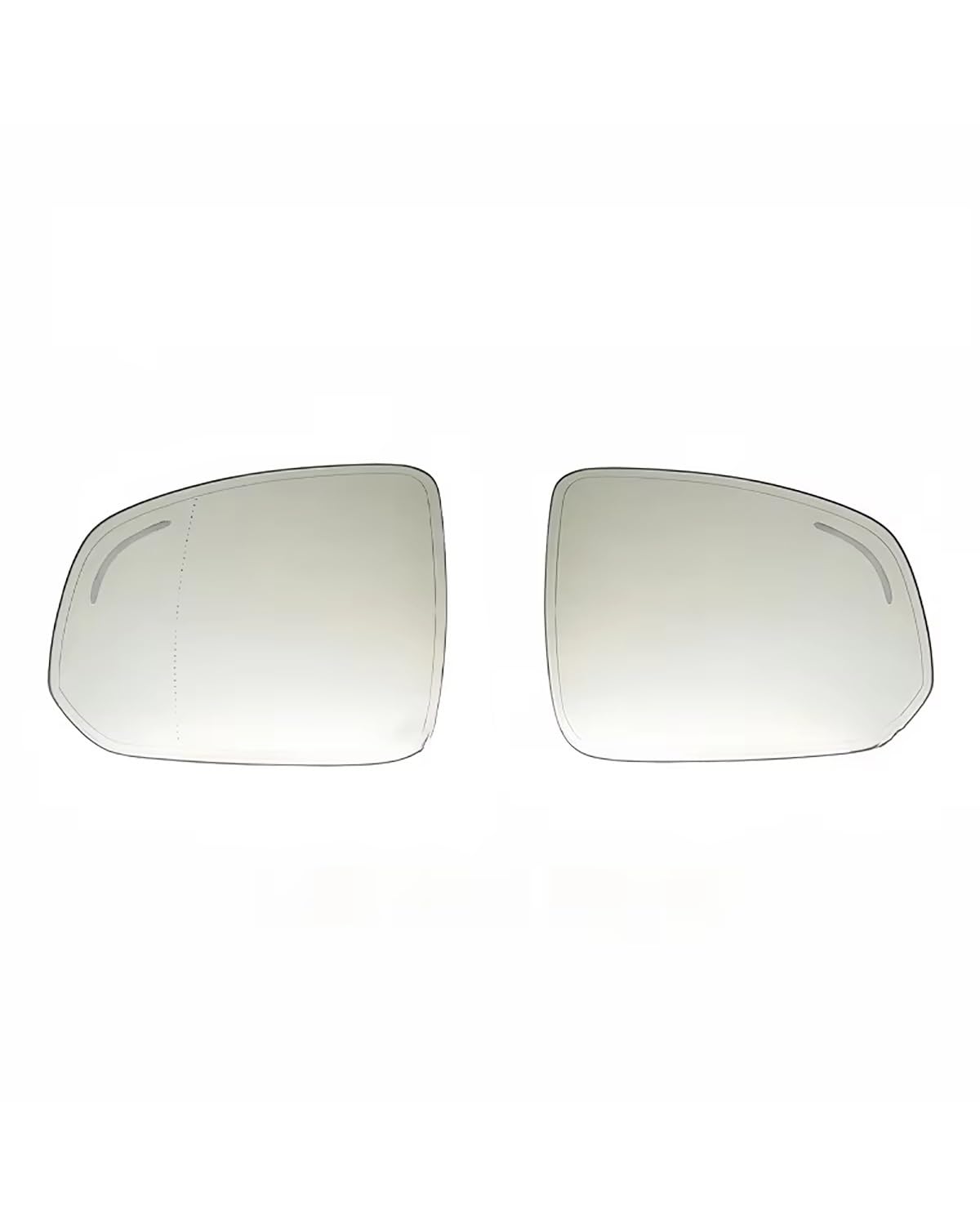 Für XC90 2015-2023 Umkehrlinsen Beheizte Rückspiegel Reflektierende Linsen Seitenspiegelglas(Heating blind 1 pair) von WNCXSA