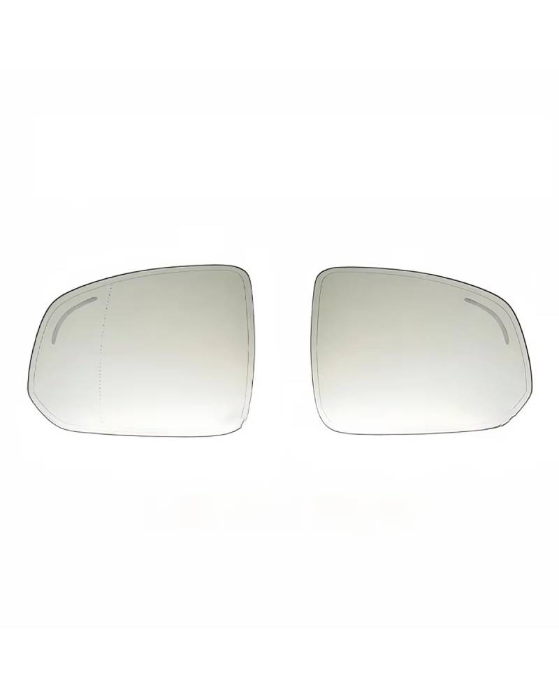 Für XC90 2015-2023 Umkehrlinsen Beheizte Rückspiegel Reflektierende Linsen Seitenspiegelglas(Heating blind 1 pair) von WNCXSA