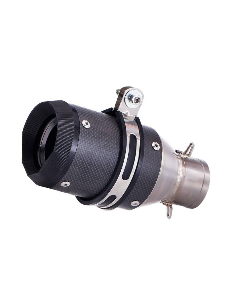 Motorrad Auspuff Für YZF-R1 AR Titanlegierung Endrohr Auspuffrohr Motorrad Auspuffrohr(Stainless Steel Fixing Ring) von WNCXSA