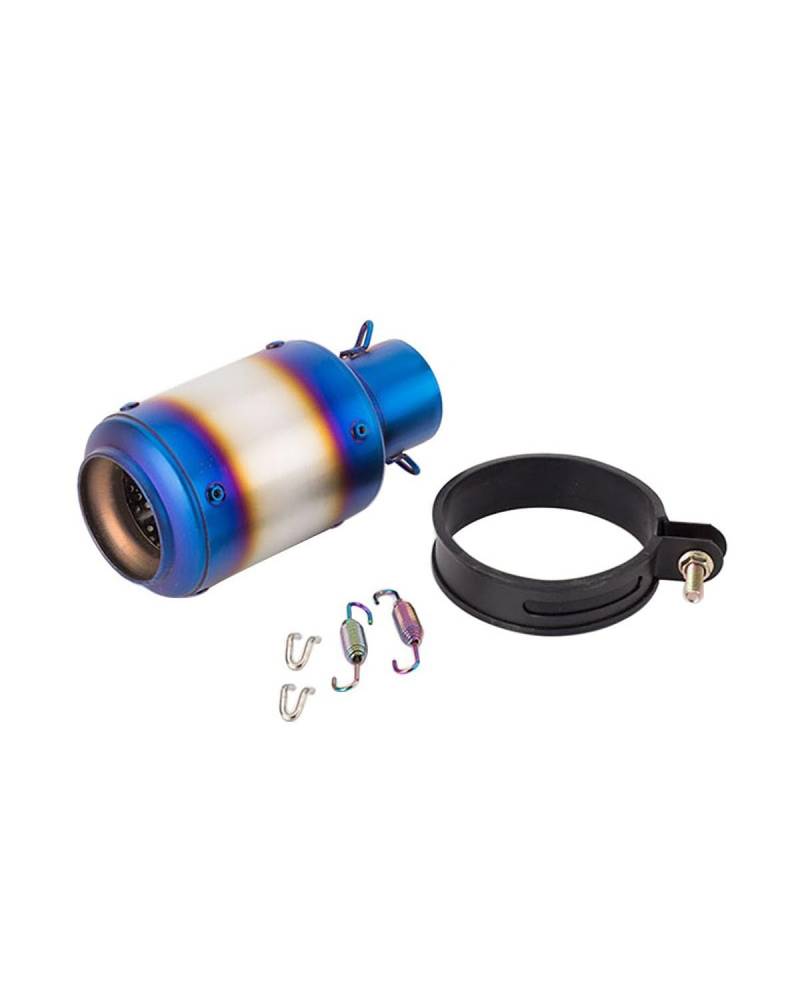 Motorrad Auspuff Für Z1000 Motorrad Halbblaues Kleines Zylinderauspuffrohr Motorrad Auspuffrohr(51mm) von WNCXSA