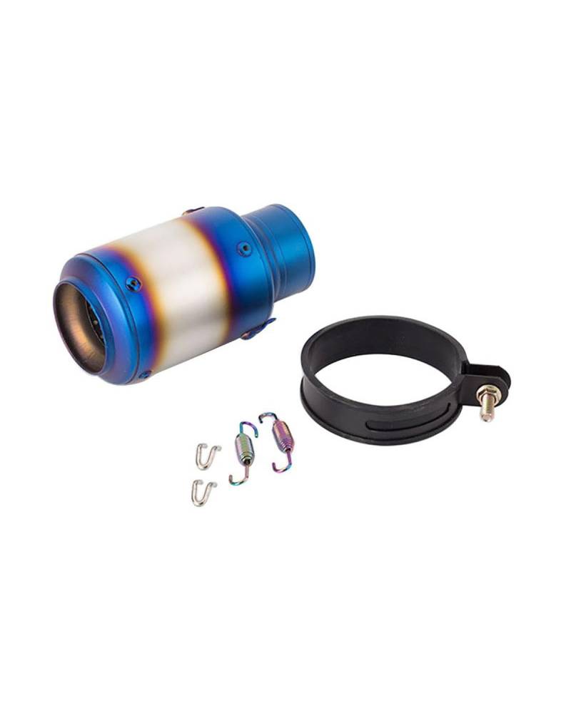 Motorrad Auspuff Für Z1000 Motorrad Halbblaues Kleines Zylinderauspuffrohr Motorrad Auspuffrohr(61mm) von WNCXSA