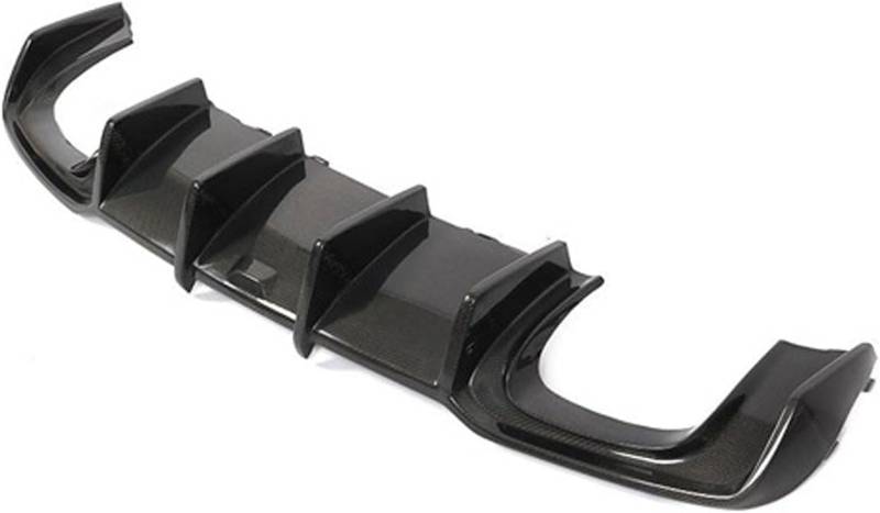 Auto ABS Heckdiffusor Spoiler Lippe für Audi A3 S3 Sedan 2017 2018,Anti-Crash Haifischflosse Splitter Untere Heckstoßstange Schützende Modifikation Zubehör von WNFVYP