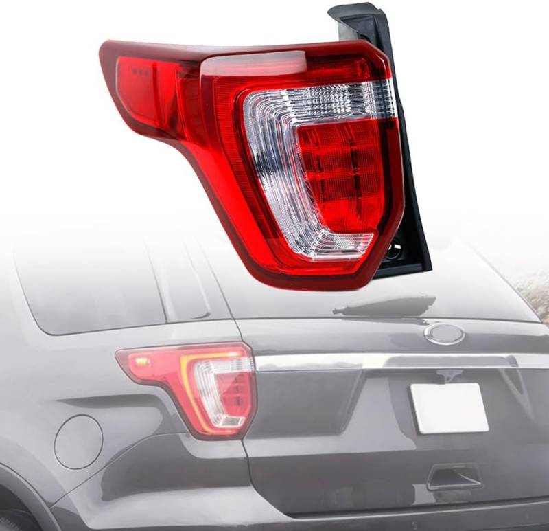 Auto Rückleuchten für Ford Explorer 2016 2017 2018 2019,Links Rechts Auto-Heckleuchten Ersatz-Baugruppe,Hochwertige Bremslicht Signallicht Rücklicht-Set,Left von WNFVYP