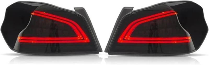 WNFVYP Auto Rückleuchten für Subaru WRX 2014-2021,Links Rechts Auto-Heckleuchten Ersatz-Baugruppe,Hochwertige Bremslicht Signallicht Rücklicht-Set,B-Smoked von WNFVYP