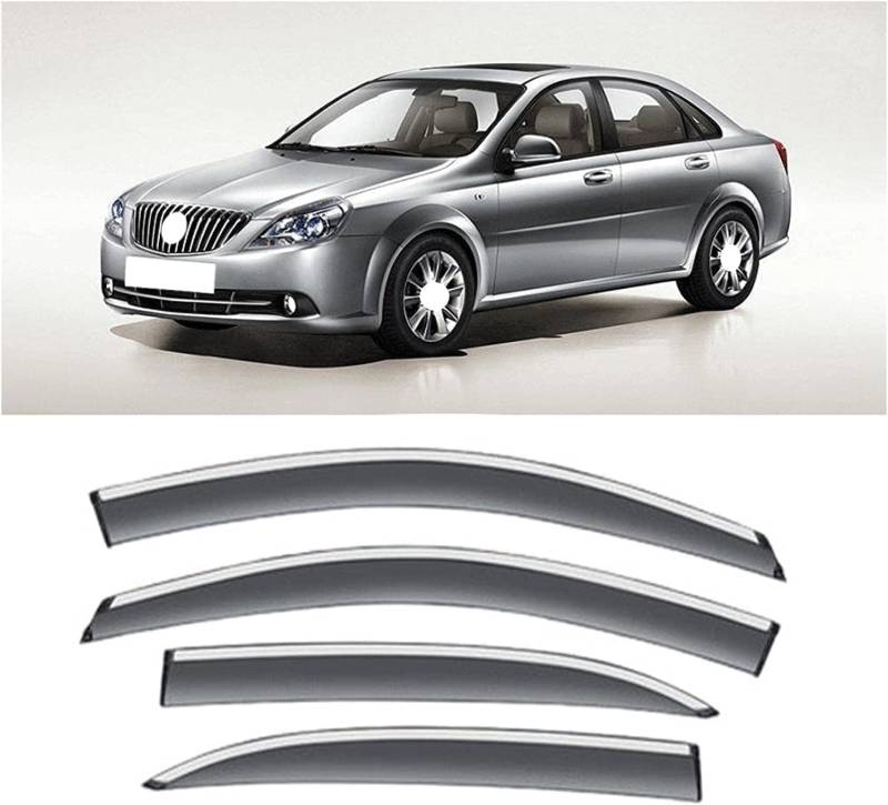 Windabweiser Regenabweiser für Buick Excelle Limousine 2008-2018,Autofenster Wetterschutz Integrierten Deflektoren,Hochwertiges Sonnenschutz Autozubehör von WNFVYP